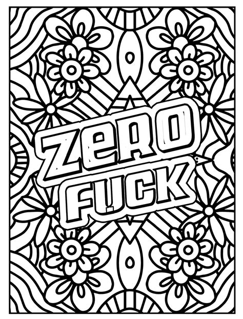 Adult coloring books curse wordsd